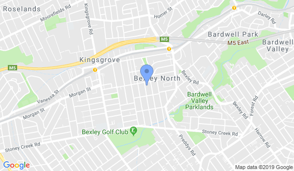 Karate Academy Bexley location Map