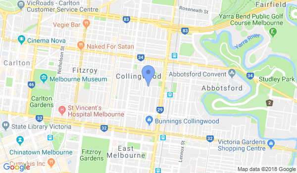 Karate Budokan Victoria location Map