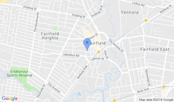 Karate Academy Fairfield location Map