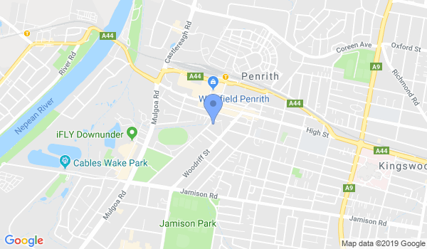 Karate Academy Penrith location Map