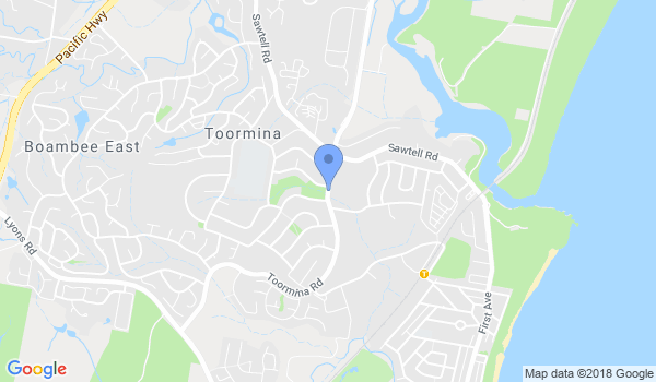 Ken Sei Kan Coffs Harbour location Map