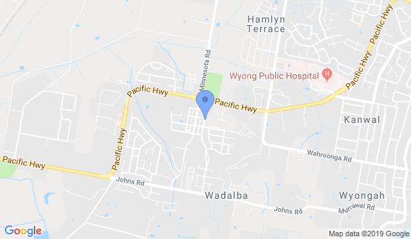 Kinetic Martial Arts Wadalba location Map