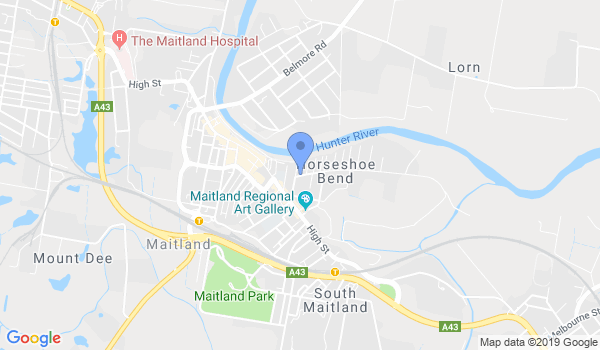 Kirkwoods Institute of Karate location Map