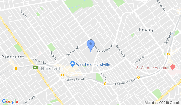 Kumataka Dojos Hurstville location Map