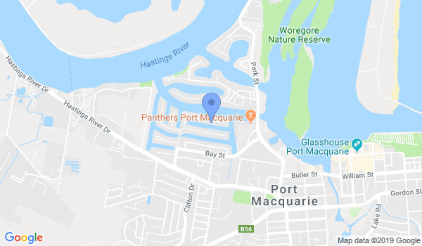 Kumiai Ryu Martial Arts System location Map
