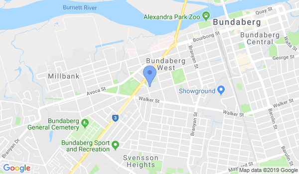 Kumiai-Ryu Martial Arts System Bundaberg location Map