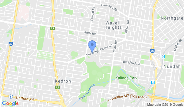 Kung-Fu-Boxing Brisbane location Map