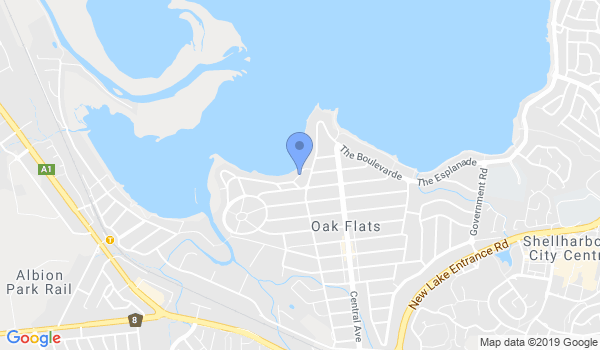 Kwak's Taekwondo, Oak Flats Division location Map