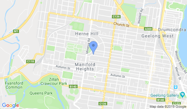 Kyokushin Karate Geelong location Map