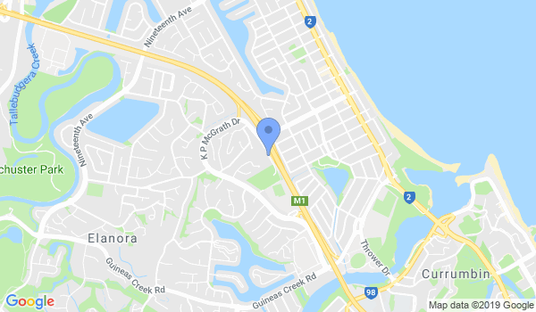 Kyokushin Karate Gold Coast location Map