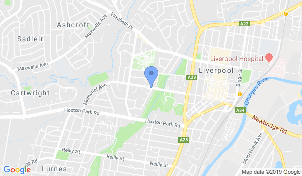 Kyokushin Karate Liverpool Dojo location Map