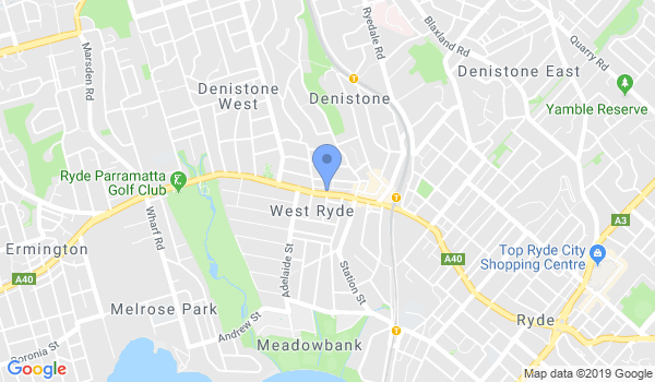 Kyokushin Karate Parramatta location Map