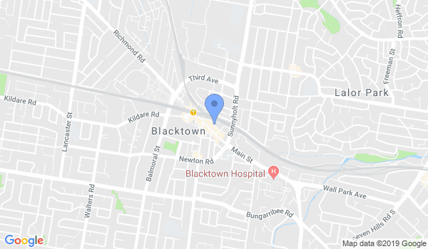 MMA Blacktown location Map