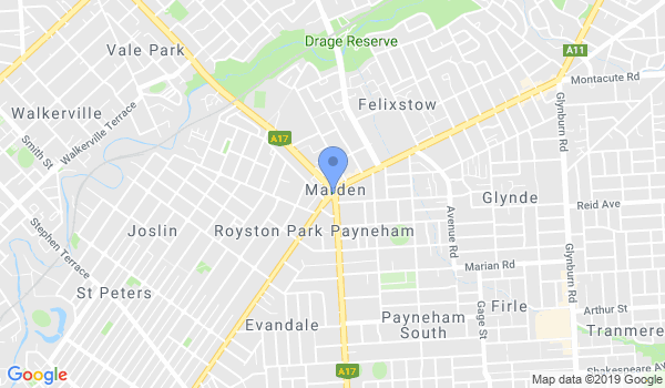 Makoto Ryu Freestyle Karate Payneham location Map