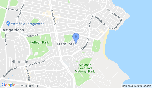 Maroubra Kyokushin Karate location Map