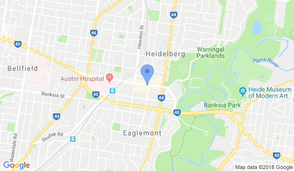 Melbourne Goju Karate location Map