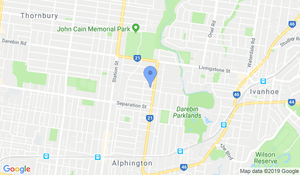 Melbourne Hapkido Academy location Map