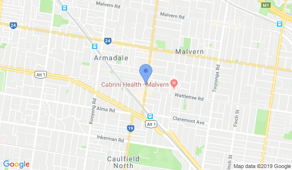 Melbourne Taekwondo Centre location Map