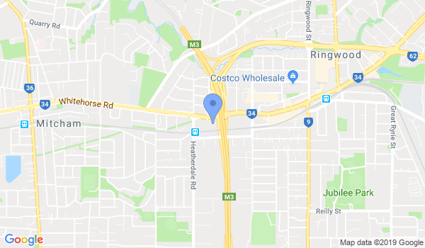 Melbourne Taekwondo Centre Ringwood location Map