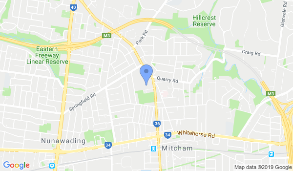 GKR Karate - Mitcham location Map