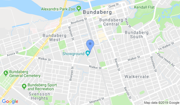 Neil Irvine Dojos location Map