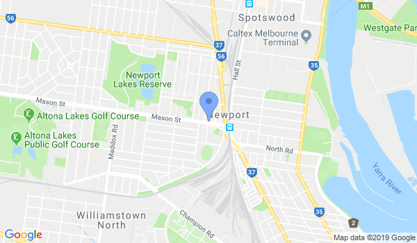 Newport Judo Club location Map