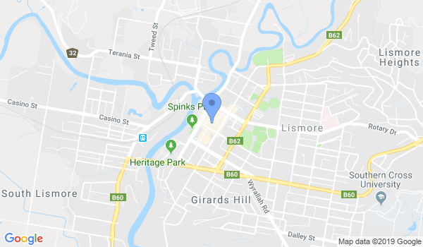 Northern Rivers Shukokai Karate Dojo location Map