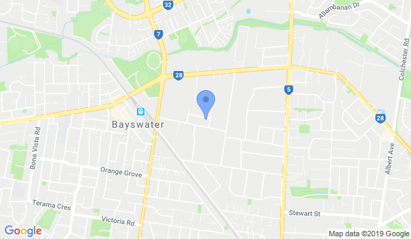 Outer Eastern Martial Arts location Map