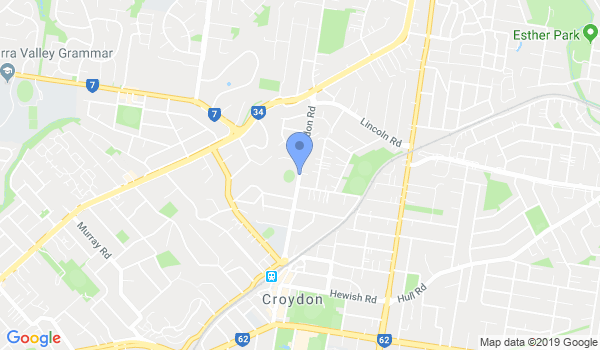 Outer Eastern Martial Arts location Map