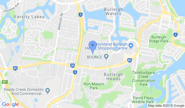 POW Martial Arts Australia location Map