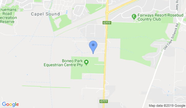 Peninsula Karate location Map
