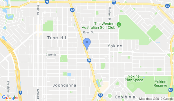 Perth Martial Arts Academy location Map