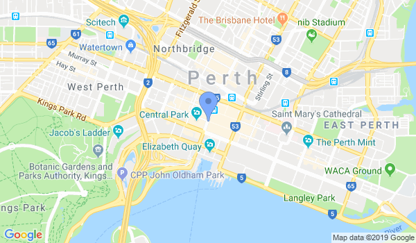 Perth Martial Arts location Map