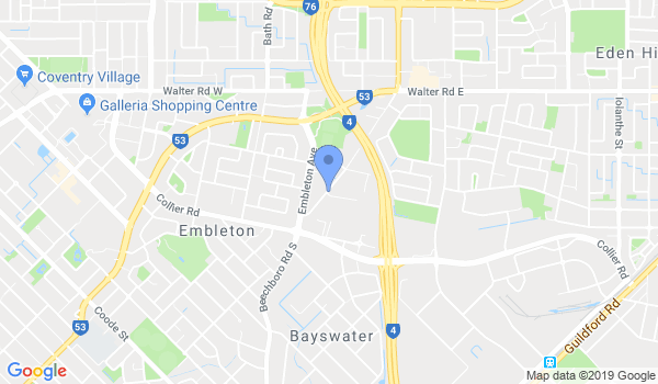 Perth Wing Chun Academy location Map