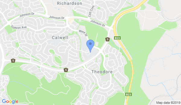 Power Karate Canberra location Map