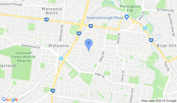 Power of Won Karate location Map