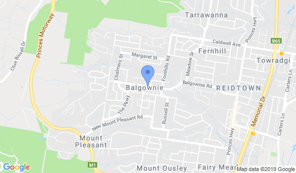 Rhee Tae Kwon Do Balgownie location Map