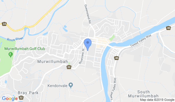 Rhee Taekwondo Gold Coast - Murwillumbah Dojang location Map