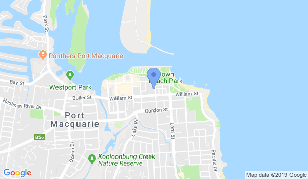 Rhee Tae Kwon-Do Port Macquarie location Map
