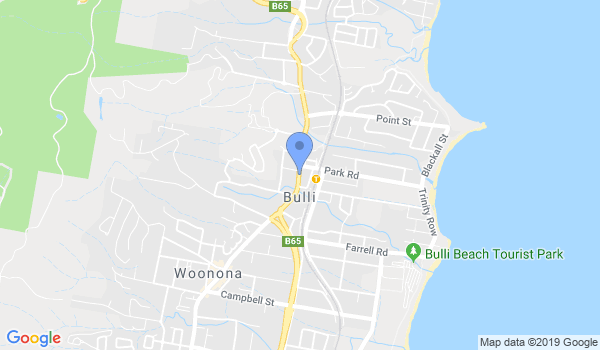 Rhee Tae Kwondo Bulli location Map