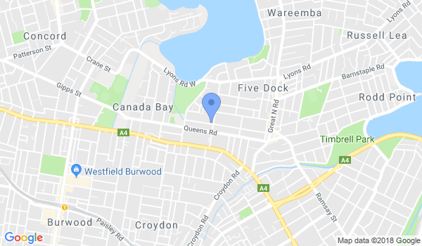 Rosebank judo club location Map