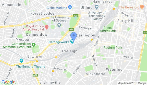 Seido Juku Karate Sydney location Map