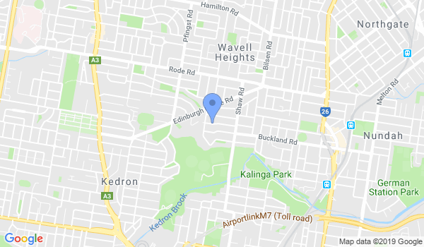 Seikukan Karate Club Wavell Heights Brisbane location Map