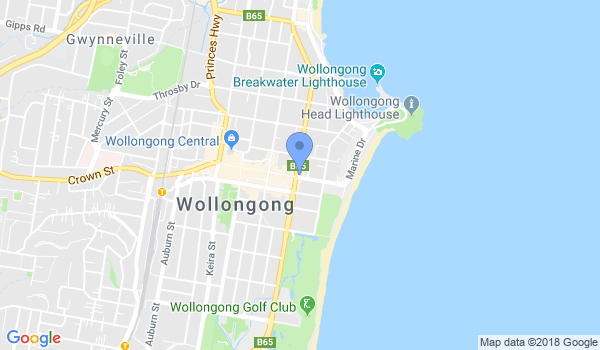 Downtown Gym location Map