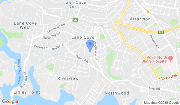 Shinbukan Lane Cove location Map