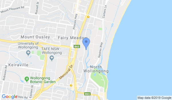 Shinkyokushin Wollongong Dojo location Map