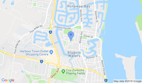 Shorinji Kempo Gold Coast location Map