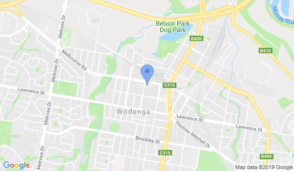 Shotokan Karate Wodonga location Map