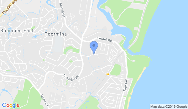 Shotokan Maruo Ha Karate - Toormina dojo location Map