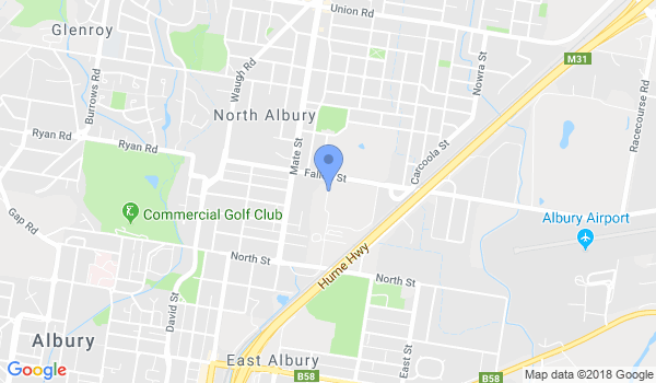 South East Australian Taekwondo location Map